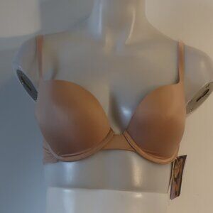 NWT Womens Atlantis Nude Underwire T-Shirt Bra 34B